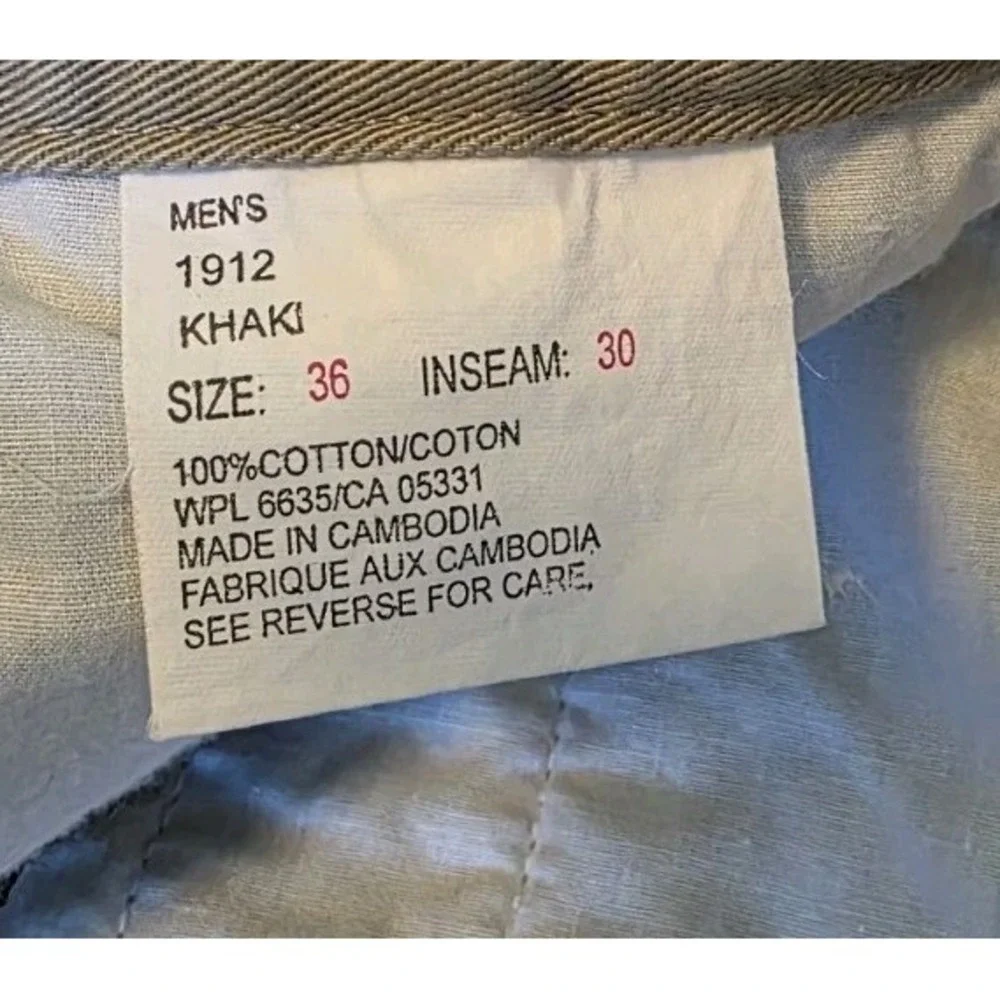 Woolrich Pants Mens 36x30 100% Cotton‎ Nomad Midweight Canvas Khaki Beige Chino